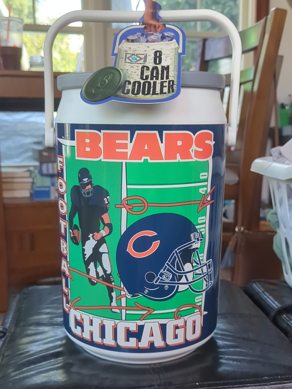 Chicago Bears Insulated Can Cooler - Navy/Green
